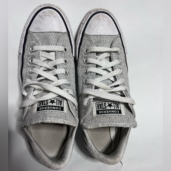 Converse Gray Low Top Chuck Taylors - Picture 2 of 12